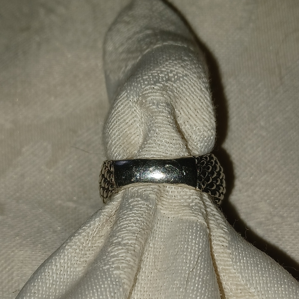 Designer Bny Larimar Statement Ring, Sterling Sil… - image 5